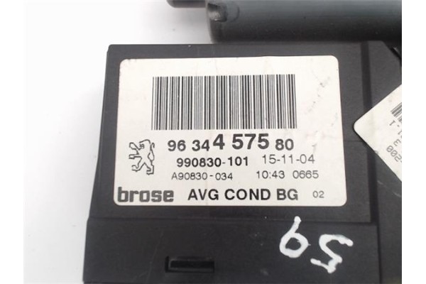 Recambio de motor elevalunas delantero izquierdo para peugeot 307 (s1) referencia OEM IAM (9634457580) (990182-200)  