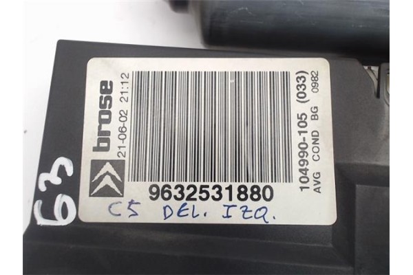 Recambio de motor elevalunas delantero izquierdo para citroen c5 berlina referencia OEM IAM (9632531880) (990181-200) 