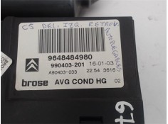 Recambio de motor elevalunas delantero izquierdo para citroen c5 berlina referencia OEM IAM (9648484980) (990185-200)  