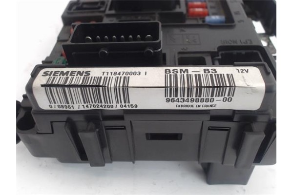 Recambio de centralita para citroen xsara picasso 2.0 hdi referencia OEM IAM 9643498880  