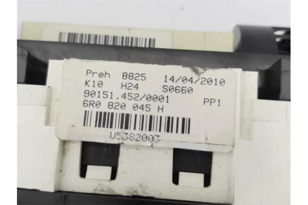 Recambio de mandos calefaccion / a.a. para volkswagen polo v (6r1) 1.4 advance referencia OEM IAM 6R0820045Q  