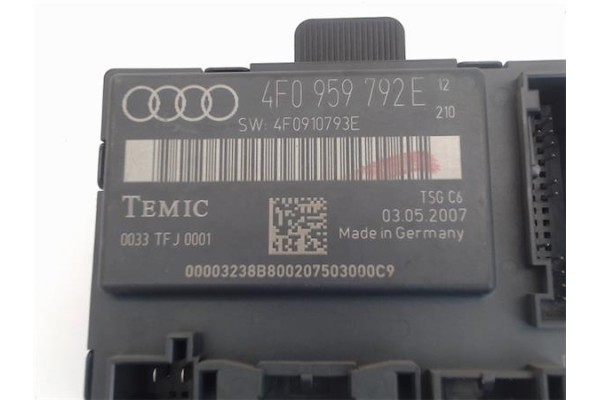 Recambio de centralita para audi a6 avant (4f5) 2.8 fsi referencia OEM IAM 4f0907289g  