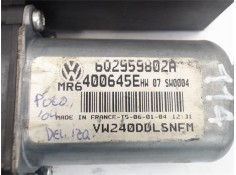 Recambio de motor elevalunas delantero izquierdo para volkswagen polo iv (9n1) referencia OEM IAM (6Q2959802A) (8103K4) (400645E