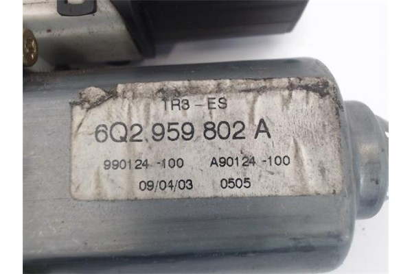 Recambio de motor elevalunas delantero izquierdo para seat ibiza (6l1) referencia OEM IAM (6Q2959802A) (104379-101) 6Q2959802A ,