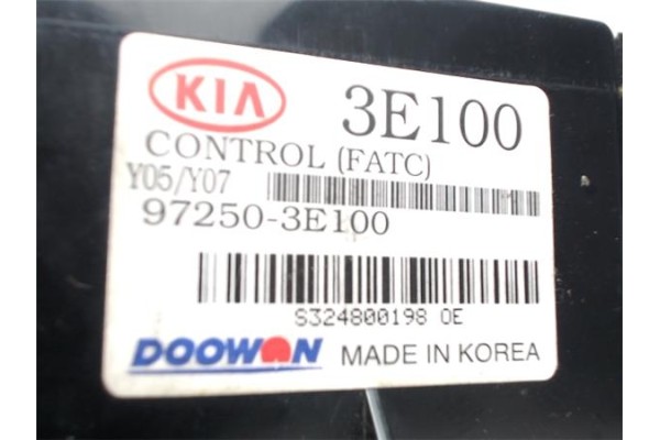 Recambio de mandos calefaccion / a.a. para kia sorento (bl) 2.5 crdi referencia OEM IAM 972503E100 S324800198OE 