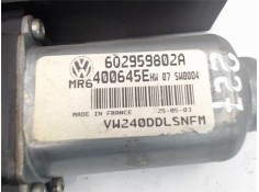 Recambio de motor elevalunas delantero izquierdo para volkswagen polo iv (9n1) referencia OEM IAM (6Q2959802A) (TEMIC 8103 K4) (