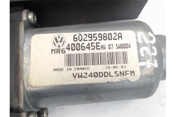 Recambio de motor elevalunas delantero izquierdo para volkswagen polo iv (9n1) referencia OEM IAM (6Q2959802A) (TEMIC 8103 K4) (