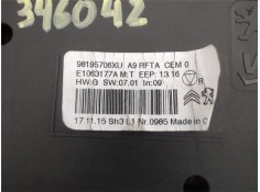 Recambio de mandos climatizador para peugeot 2008 1.6 hdi referencia OEM IAM 98195706XU E1063177A 