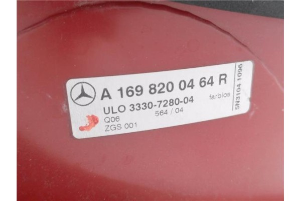 Recambio de piloto trasero derecho para mercedes-benz clase a (bm 169) 1.7 a 170 (169.032) referencia OEM IAM A1698200464R  