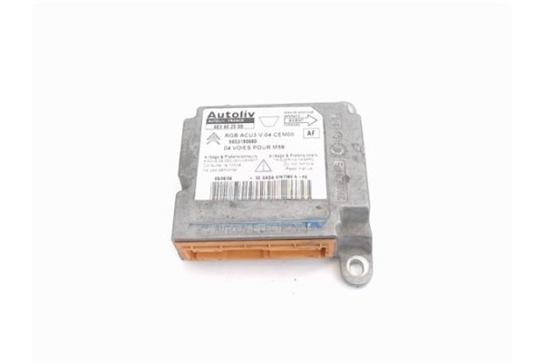 Recambio de centralita airbag para citroen berlingo 1.6 hdi 90 600 niv.b furgón referencia OEM IAM   