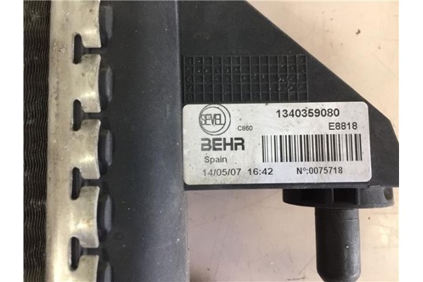 Recambio de radiador para fiat ducato 3 combi 30 2.2 100 referencia OEM IAM 1340359080  1330Q2 , CITROËN | 1330Q2 , PEUGEOT | 13