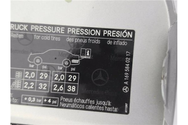 Recambio de tapa exterior combustible para mercedes-benz clase a (bm 169) 1.7 a 170 (169.032) referencia OEM IAM A1697500106 A16