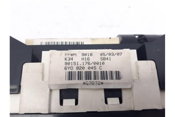 Recambio de mandos calefaccion / a.a. para skoda fabia (6y2/6y3) 1.4 tdi referencia OEM IAM 6Y0820045C 901511760010 
