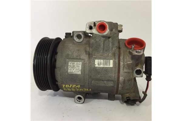 Recambio de compresor aire acond. para seat ibiza (6l1)(04.2002 ) 1.9 tdi referencia OEM IAM 6Q0820803J 6SEU14C 6Q0820803D , AUD