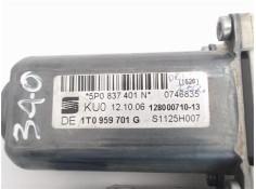 Recambio de motor elevalunas delantero izquierdo para seat toledo (5p2) referencia OEM IAM (1T0959701G) (5P0837401N) (1K0959793M