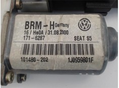 Recambio de motor elevalunas delantero izquierdo para seat leon (1m1) referencia OEM IAM (1J0959801F) (9776101432-203) 