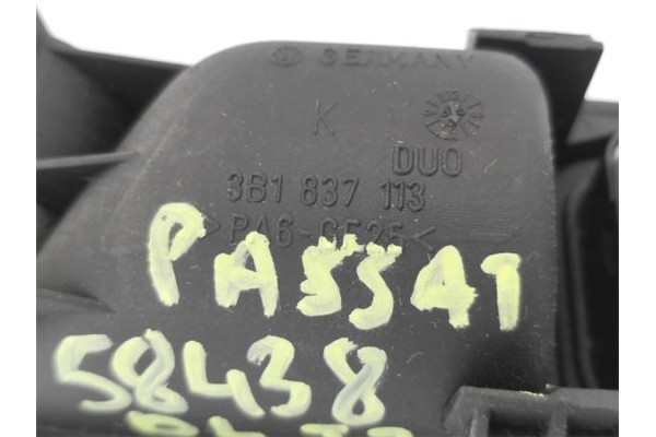 Recambio de manilla int. puerta delantero izquierda para volkswagen passat berlina (3b2) 1.8 básico referencia OEM IAM 3B1837113