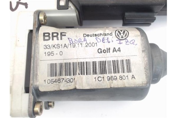 Recambio de motor elevalunas delantero izquierdo para volkswagen bora berlina (1j2) referencia OEM IAM (1C1959801A) (105404-301)