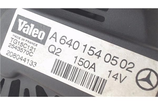 Recambio de alternador para mercedes-benz clase a (bm 169) 2.0 a 180 cdi (169.007) referencia OEM IAM A6401540502  