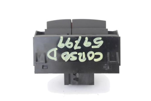 Recambio de interruptor luces emergencia para opel corsa d 1.2 referencia OEM IAM 13189800  