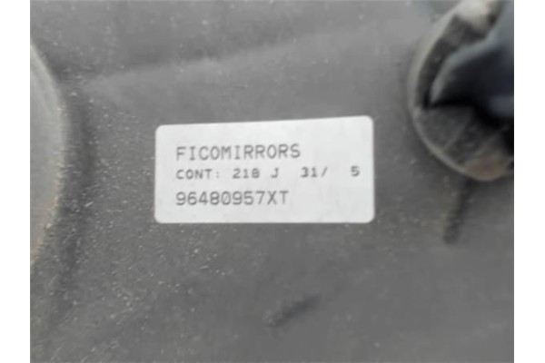 Recambio de retrovisor electrico derecho para peugeot 206 referencia OEM IAM 96480957XT  
