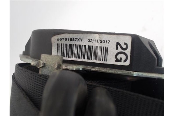 Recambio de cinturon seguridad trasero izquierdo para peugeot 2008 1.6 hdi referencia OEM IAM 96781657XY  