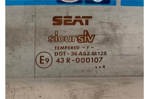 Recambio de luna trasero para seat marbella 0.9 ce referencia OEM IAM 7600BGNH  