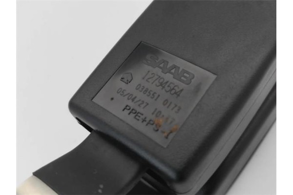 Recambio de anclaje cinturon trasero central para saab 9-3 berlina 1.9 tid referencia OEM IAM 12794564  