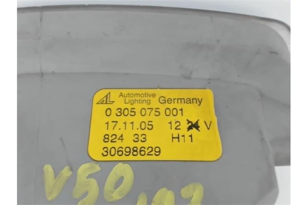 Recambio de faro antiniebla izquierdo para volvo v50 familiar 2.0 d referencia OEM IAM 0305075001 30698629 