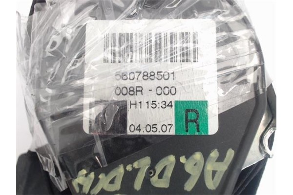 Recambio de cinturon seguridad delantero derecho para audi a6 avant (4f5) 2.8 fsi referencia OEM IAM 560788501  