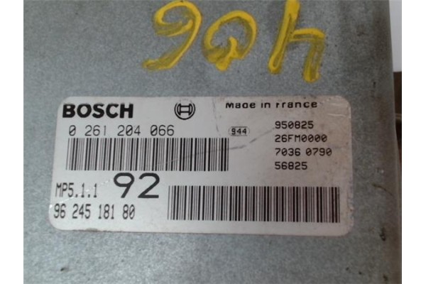 Recambio de centralita para peugeot 406 berlina (s1/s2) referencia OEM IAM 9624518180 0261204066 