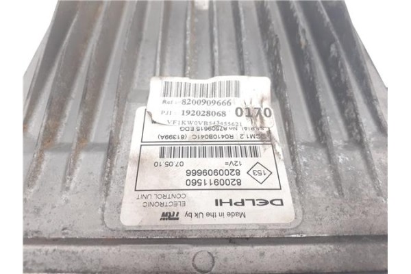 Recambio de centralita para renault kangoo ii (f/kw0) 1.5 dci (kw0b) referencia OEM IAM 8200911560 0281030899 