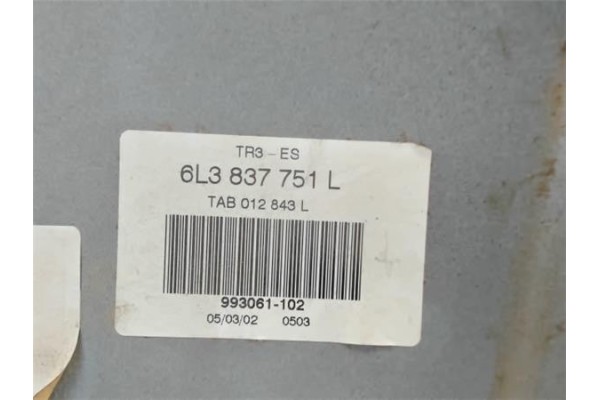 Recambio de elevalunas electrico delantero izquierdo para seat ibiza (6l1) 1.6 sport referencia OEM IAM 6L3837751L  