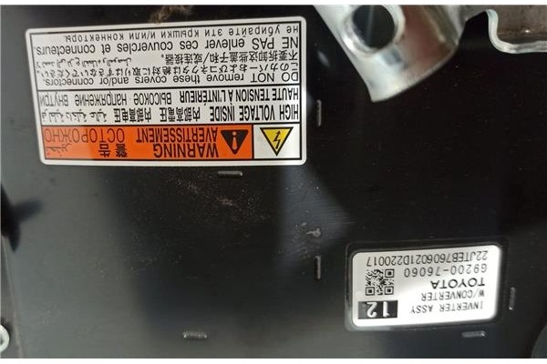 Recambio de convertidor para toyota c-hr (x10) 2.0 hibrido referencia OEM IAM G920076060  
