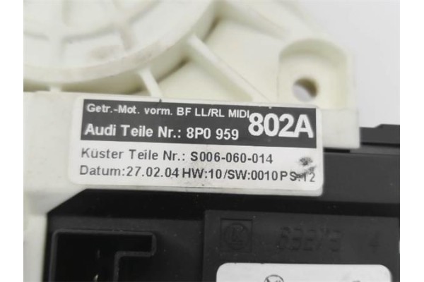 Recambio de motor elevalunas delantero derecho para audi a3 (8p1) 2.0 tdi 16v referencia OEM IAM 8P0959802A  