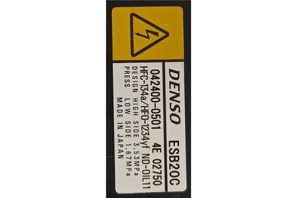 Recambio de compresor aire acond. para toyota c-hr (x10) 2.0 hibrido referencia OEM IAM 0424000501  