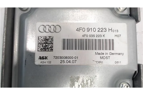 Recambio de amplificador sonido para audi a6 avant (4f5) 2.8 fsi referencia OEM IAM 4f0910223h  