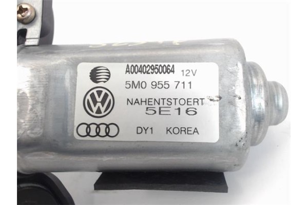 Recambio de motor limpiaparabrisas trasero para volkswagen golf v plus (5m1) 2.0 tdi 16v referencia OEM IAM 5M0955711  
