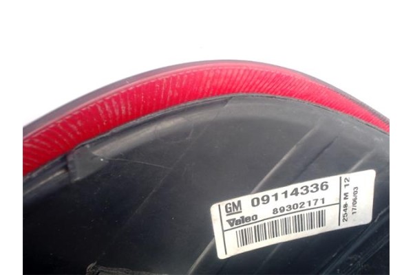 Recambio de piloto trasero izquierdo para opel corsa c 1.2 cosmo referencia OEM IAM 1222000 9114336 