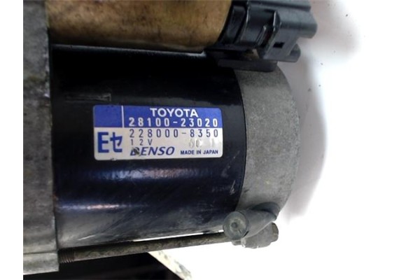 Recambio de motor arranque para toyota yaris (ksp9/scp9/nlp9) 1.0 básico referencia OEM IAM 2810023020 8EA011610741 281000J010 ,