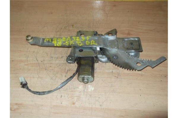 Recambio de mecanismo elevalunas trasero derecho para mazda 323 berlina f/s (bj)(1998) 1.9 1.8 f gt [1,9 ltr. - 84 kw 16v cat] r