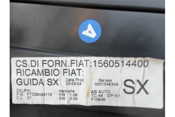 Recambio de mandos climatizador para alfa romeo 156 1.9 jtd 8v distinctive referencia OEM IAM 1560514400 FTD52495113 