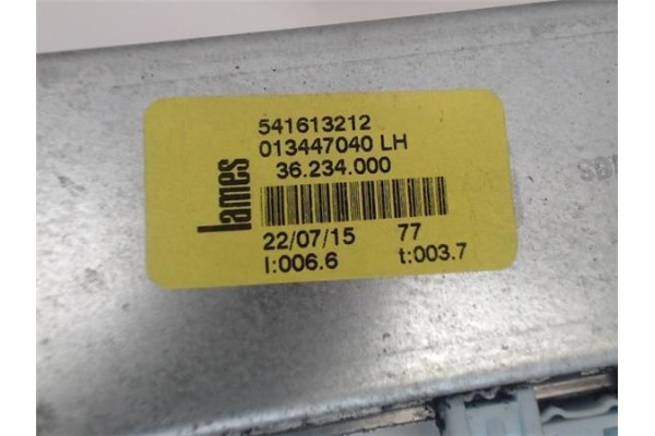Recambio de mecanismo elevalunas delantero izquierdo para opel corsa e referencia OEM IAM 541613212 5000158 