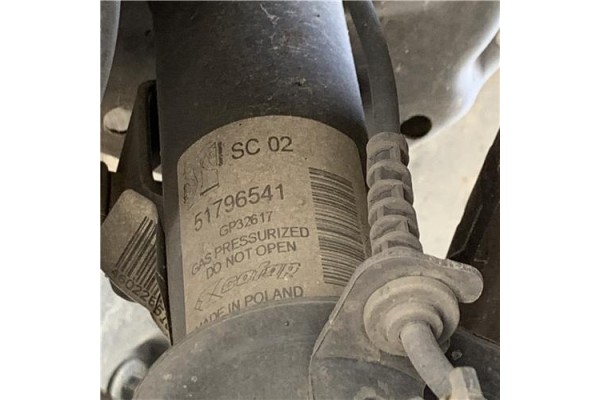 Recambio de amortiguador delantero izquierdo para fiat punto / grande punto (199) 1.4 referencia OEM IAM 51796541  