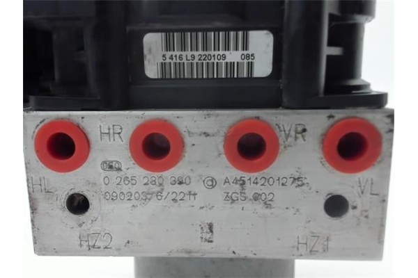 Recambio de nucleo abs para smart fortwo coupe 0.7 básico (37kw) referencia OEM IAM 0265950077 0265225185 