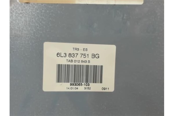 Recambio de elevalunas electrico delantero izquierdo para seat ibiza (6l1) referencia OEM IAM 6L3837751  