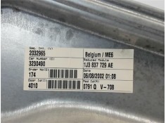 Recambio de elevalunas electrico delantero izquierdo para volkswagen golf iv berlina (1j1) referencia OEM IAM 1J3837729AE  