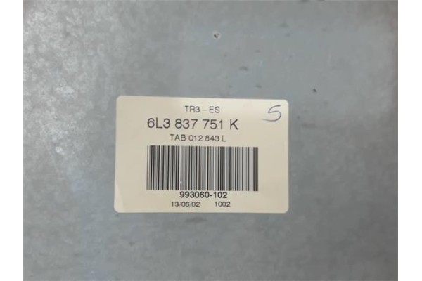 Recambio de elevalunas electrico delantero izquierdo para seat ibiza (6l1) referencia OEM IAM 6L3837751  