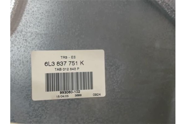 Recambio de elevalunas electrico delantero izquierdo para seat ibiza (6l1) referencia OEM IAM 6L3837751K  