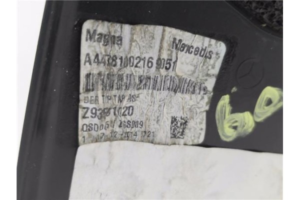 Recambio de retrovisor derecho para mercedes-benz vito furgón (447) 2.1 114/116 cdi, 119 cdi/bt 4x4 extralang (447.605) referenc
